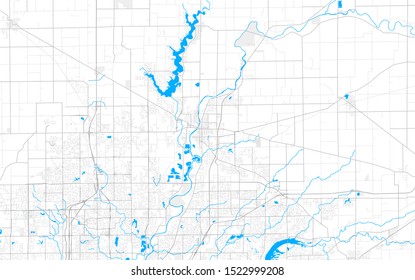 Rich Detailed Vector Area Map Of Noblesville, Indiana, USA. Map Template For Home Decor.