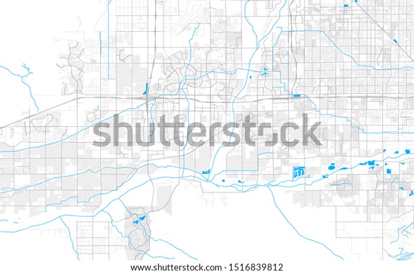 Rich Detailed Vector Area Map Goodyear Stock Vector (Royalty Free ...