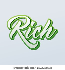 Rich effect of cool 3D text style, perfect for entrepreneurs who are looking for 3D text for their business needs.