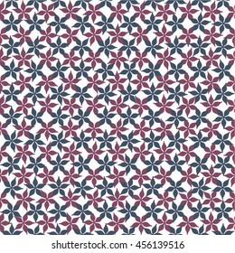 Rich floral pattern, seamless vector background.