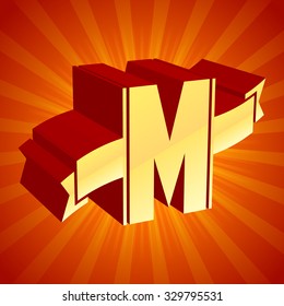 rich glossy original 3d vector single writing as letterhead pattern on glossy glowing radial radiate scene texture conceptual background scene red orange golden unusual mark rich marketing letterpress