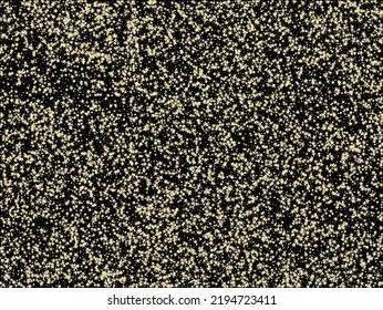 Rich Gold, Silver Glitter, Sparkles, Gradient Stars Confetti. Gold, Silver VIP Falling Stars Confetti. Premium Sparkling New Year Christmas Garland Vector Background. Sparkling Winter Glitter.