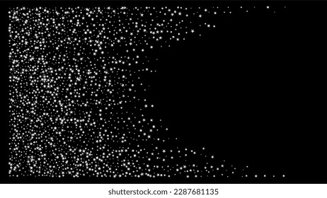 Rich Gold, Silver Glitter, Sparkles, Gradient Stars Confetti. Sparkling Winter Sequins. Luxury Expensive New Year Christmas Celebration Vector Background. Gold, Silver VIP Falling Stars Confetti.