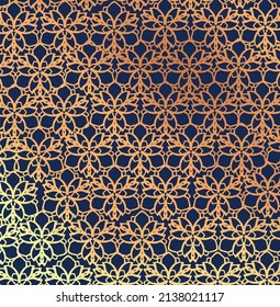 patrón rico de textura de formas doradas