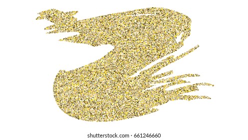 Rich golden vector flying sparkling confetti falling down. Luxurious background, gold glitter, shining smear on white background. Premium Christmas, new year, birthday party celebration, fireworks.
