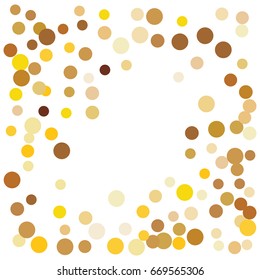 Rich golden vector sparkling confetti falling down. VIP premium design element. Christmas, new year celebration, star dust. Luxurious background, golden glitter, shining sparkles on white background.