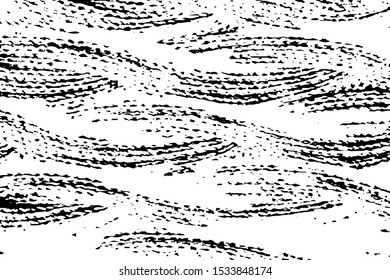 Rich, heavy fabric texture. Vector texture of weaving cloth. Grunge background. Abstract halftone vector illustration. Overlay for interesting effect and depth. Black isolated on white background.