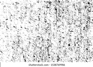 Rich, heavy fabric texture. Vector texture of weaving cloth. Grunge background. Abstract halftone vector illustration. Overlay for interesting effect and depth. Black isolated on white background.