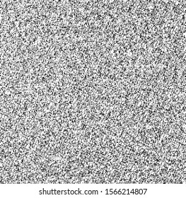 Rich, heavy fabric texture. Vector texture of weaving cloth. Grunge background. Abstract halftone vector illustration. Overlay for interesting effect and depth. Black isolated on white background.