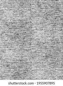 Rich, heavy fabric texture. Vector texture of weaving cloth. Grunge background. Abstract halftone vector illustration. Overlay for interesting effect and depth. Black isolated on white background.
