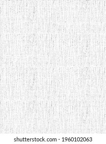 Rich, heavy fabric texture. Vector texture of weaving cloth. Grunge background. Abstract halftone vector illustration. Overlay for interesting effect and depth. Black isolated on white background.