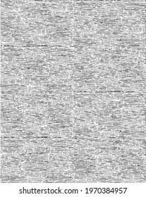 Rich, heavy fabric texture. Vector texture of weaving cloth. Grunge background. Abstract halftone vector illustration. Overlay for interesting effect and depth. Black isolated on white background.