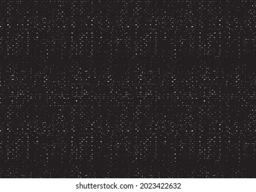 Reiche, schwere Stoffstruktur. Vektorstruktur von Webtuch. brüchiger Hintergrund. Abstrakte Halbtonvektorgrafik. Overlay für interessante Wirkung und Tiefe. Schwarz einzeln auf weißem Hintergrund.