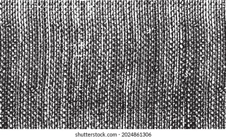 Rich, heavy fabric texture. Vector texture of weaving cloth. Grunge background. Abstract halftone vector illustration 