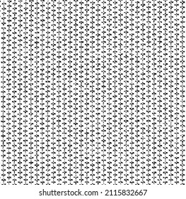 Textura rica y pesada de tela. Textura vectorial del tejido. Borde de fondo. Ilustración del vector de medio tono abstracto. Superposición para el efecto interesante y la profundidad. Negro aislado sobre fondo blanco.