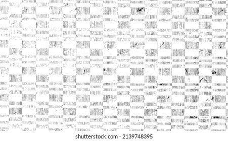 Rich, heavy fabric texture. Vector texture of weaving cloth. Grunge background. Abstract halftone vector illustration. Overlay for interesting effect and depth. Black isolated on white background.