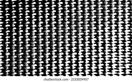 Rich, heavy fabric texture. Vector texture of weaving cloth. Grunge background. Abstract halftone vector illustration. Overlay for interesting effect and depth. Black isolated on white background.