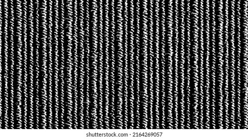 Rich, heavy fabric texture. Vector texture of weaving cloth. Grunge background. Abstract halftone vector illustration. Overlay for interesting effect and depth. Black isolated on white background.