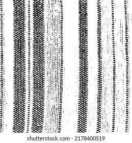 Rich, heavy fabric texture. Vector texture of weaving cloth. Grunge background. Abstract halftone vector illustration. Overlay for interesting effect and depth. Black isolated on white background.