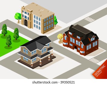 Rich House Isometric