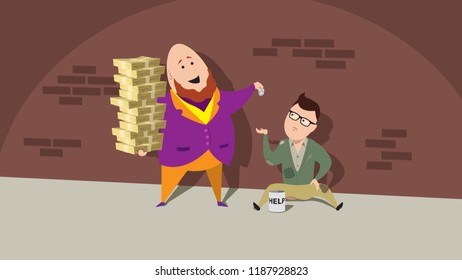 Rich man and Beggar