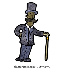 rich man cartoon