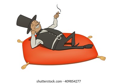 rich man relaxation