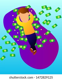 rich man saving for rainy day