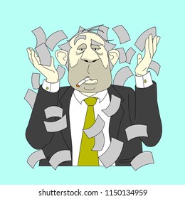 rich old man