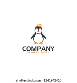 Rich Penguin logo Template