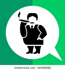 Rich Person Simple Icon