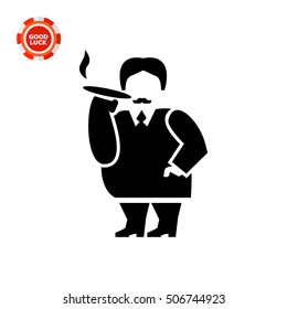 Rich Person Simple Icon