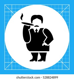 Rich Person Simple Icon