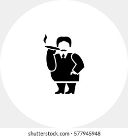 Rich Person Simple Icon