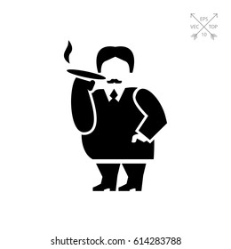 Rich Person Simple Icon