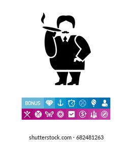Rich Person Simple Icon