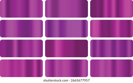 Rich plum gradient palette with deep purples and bold tones, ideal for luxury products, artistic branding, and elegant dramatic digital backgrounds.
