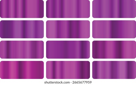 Rich plum gradient palette with deep purples and bold tones, ideal for luxury products, artistic branding, and elegant dramatic digital backgrounds.