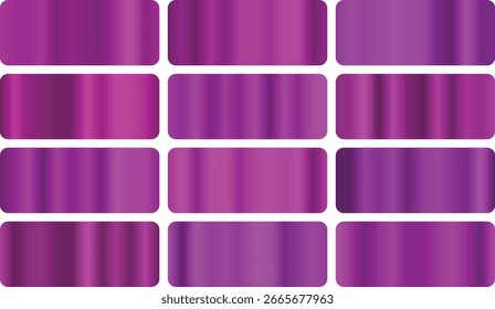 Rich plum gradient palette with deep purples and bold tones, ideal for luxury products, artistic branding, and elegant dramatic digital backgrounds.