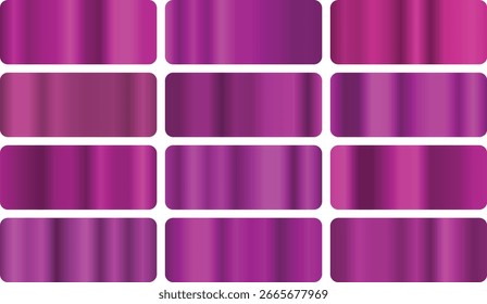 Rich plum gradient palette with deep purples and bold tones, ideal for luxury products, artistic branding, and elegant dramatic digital backgrounds.