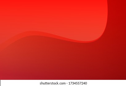 Rich Red background with light gradient and Glossy effect - wallpaper with copy space.