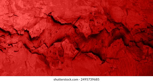 Rich red background texture, marbled stone or rock textured banner with elegant holiday color and design
