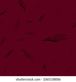 rich red with flowers
