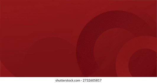 Fundo circular em camadas vermelho rico com gradientes suaves criando profundidade abstrata moderna elegante