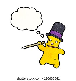 rich teddy bear cartoon