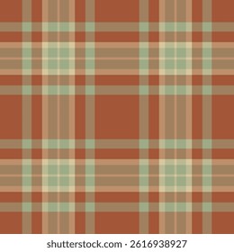 Rich texture pattern tartan, hanukkah vector fabric textile. Short background check plaid seamless in orange and pastel colors palette.