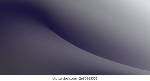 Ein reichhaltiger und lebendiger abstrakter Netzverlauf mit einem sanften Übergang von violetten, weißen und schwarzen Farben. Die sanften Kurven und das subtile Rauschen schaffen ein organisches Gefühl.