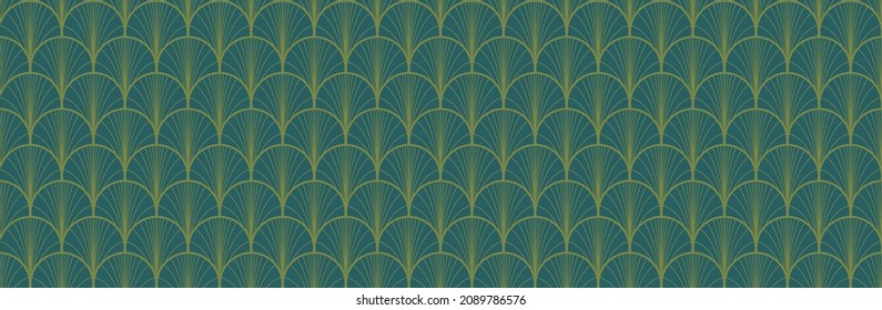 Rich VIP Japanese Fan Seamless Pattern. Luxurious Japanese Clothes Design. Chinese Seamless Wave Pattern. Glamour Kimono, Tie Dye Shibori Wabi Sabi Ikat Fan Texture. Geometric Bohemian Asian Print.
