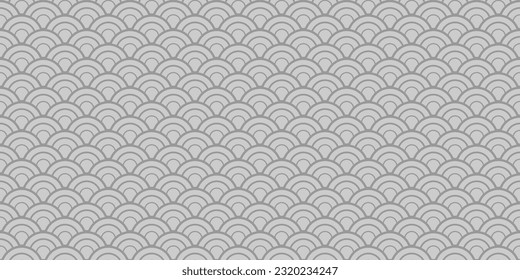 Rich VIP Japanese Wave Samless Pattern. Bohemian Kimono, Ikat Tie Dye Wabi Sabi Shibori Water Texture. Premium Japanese Clothes Design. Geometric Bohemian Asian Print. Chinese Seamless Wave Pattern.