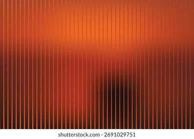 Fondo Abstractas marrón y naranja cálido rico con textura de franja geométrica de Vertical sutil y desenfoque de degradado suave